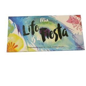 Mia Del Mar “Life is a Fiesta” Eyeshadow Palette + Dual-Ended Brush